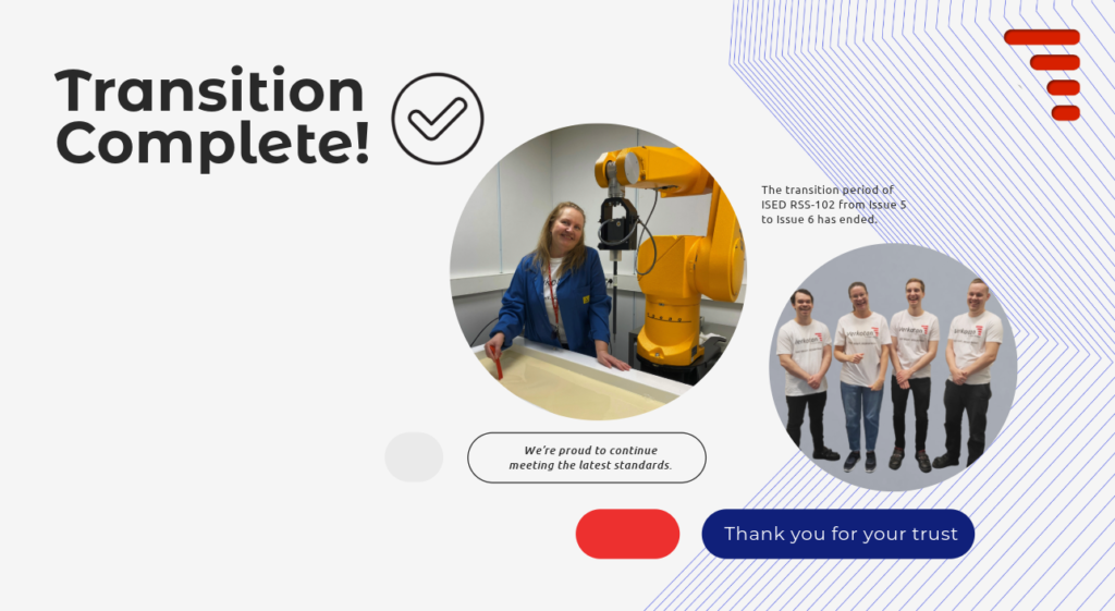 The Transition from ISED RSS-102 Issue 5 to Issue 6 Is Complete